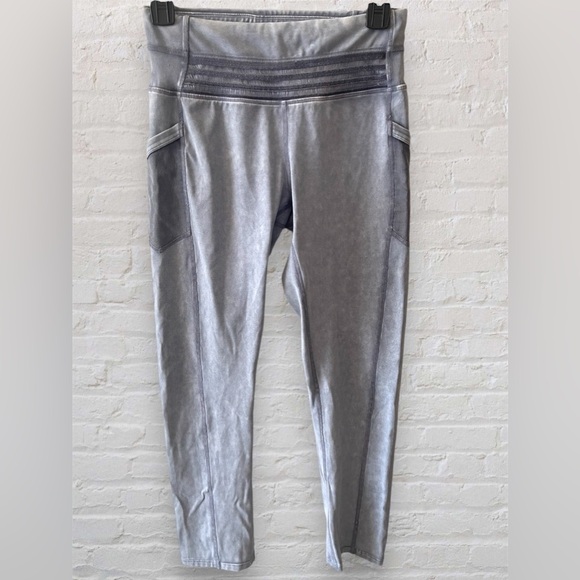 Marc Defang Vintage Mineral Wash Mesh Pocket 7/8 Leggings Women’s Size Sm - Picture 4 of 11